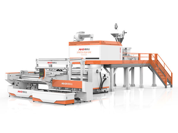 Máquina de película estirable fundida LLDPE de 3 capas / 5 capas de 1000mm, XHD-55-80-55-1250-A